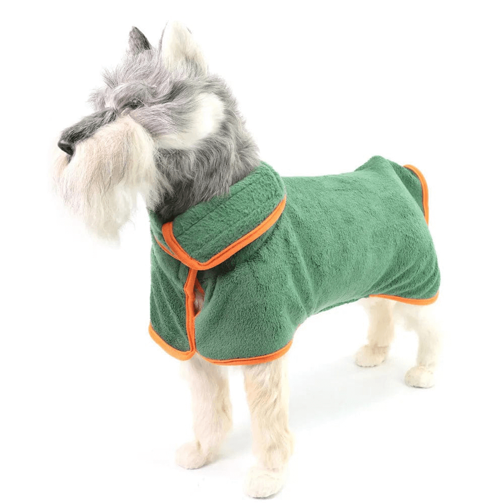 Peignoire pour chien