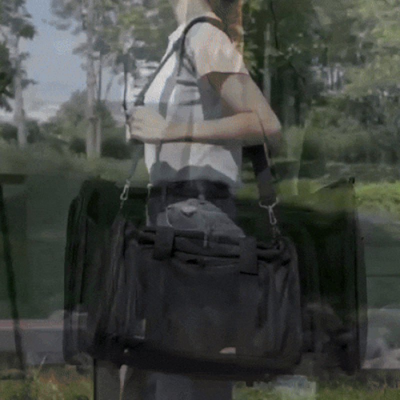 Airline Approved Dog Travel Bag - Breathable Mesh Carrier, Fits Under Seat