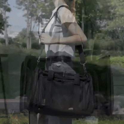 Airline Approved Dog Travel Bag | Breathable Mesh Carrier | Secure Design | Fits Under Seat | Portable Pet Bag