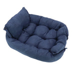 Blue convertible pet bed