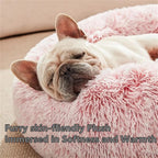Plush donut bed detail