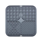 Grey lick mat