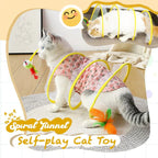 Curved cat tunnel