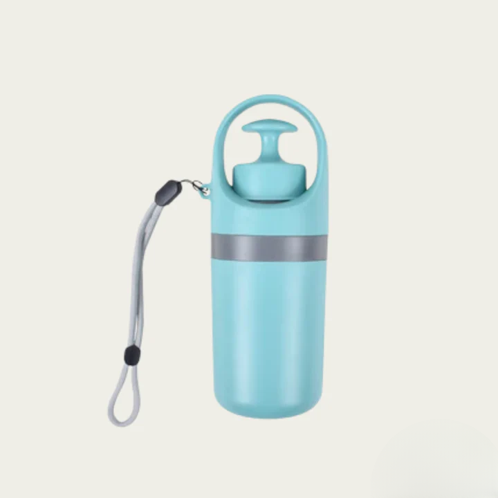 Poop scooper with wrist strap