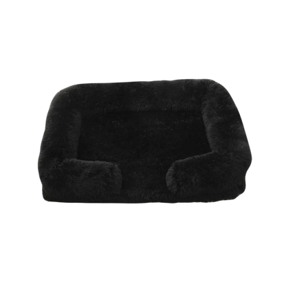 Dog Plush Bed | Calming Comfort | Non-Slip Base | Removable Cover | Soft & Durable Pet Cushion
