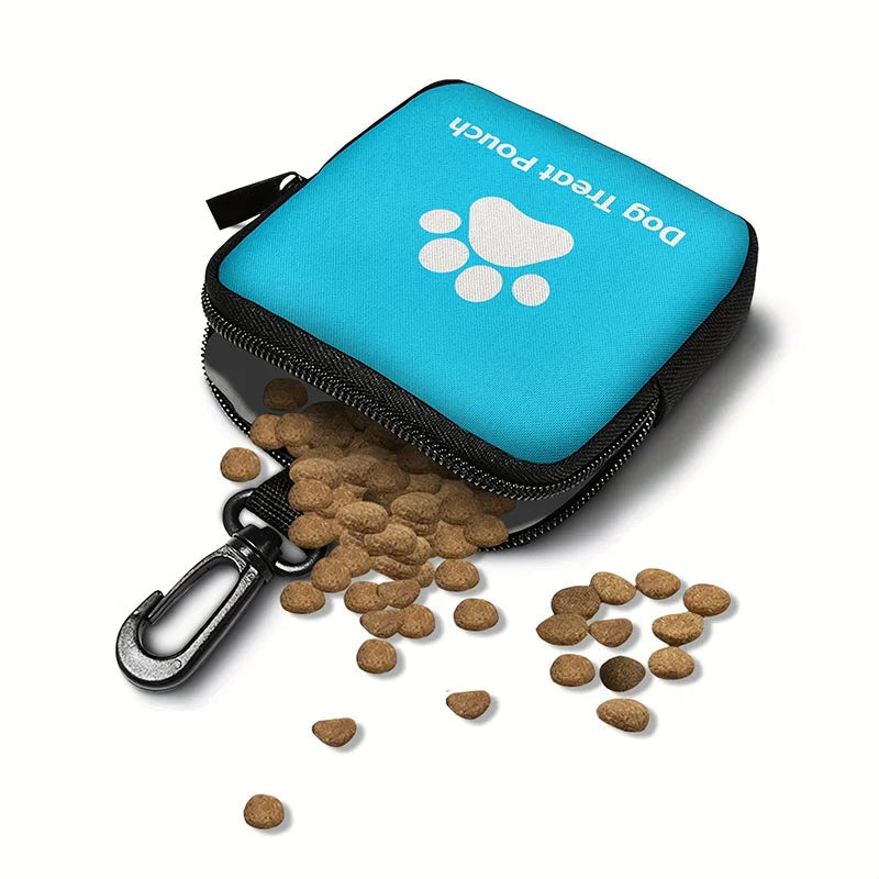 Blue dog treat pouch