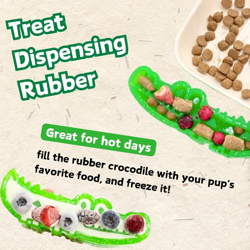 Chew toy filled with food for freezing