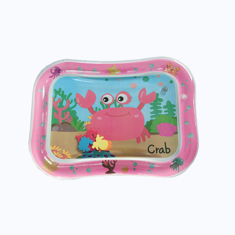 Pink crab water play mat