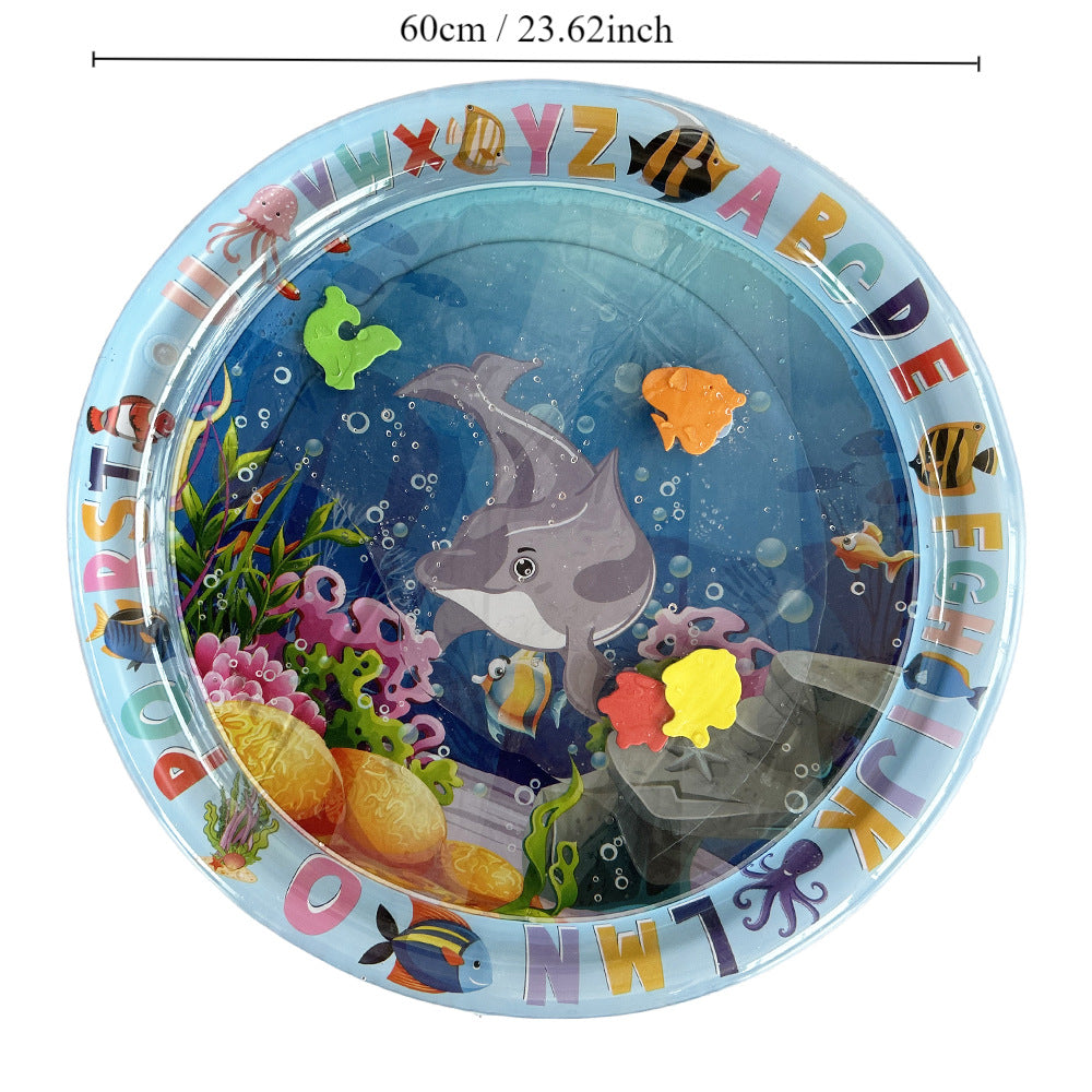 Grey whale water play mat