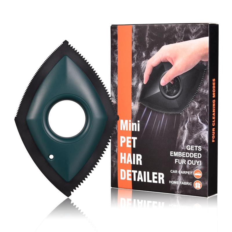 Green pet hair remover