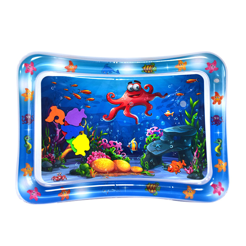 Square jellyfish water play mat