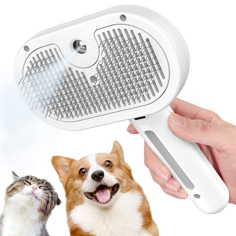 Spray cat brush