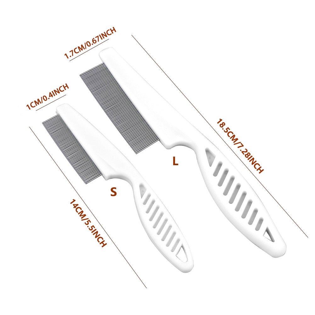 Pet grooming comb detail