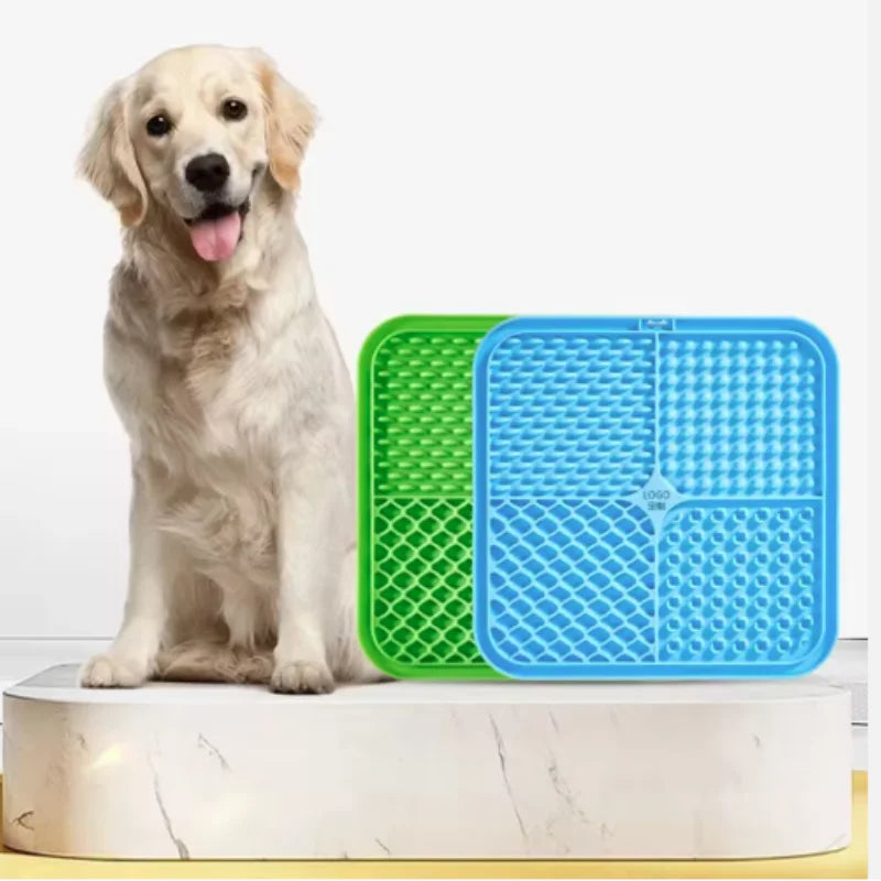 Silicone lick mat for dogs
