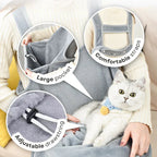 Cat grooming apron size view