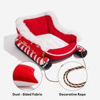 Dual-sided fabric and decorative rope