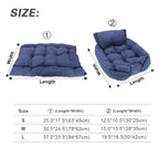 Pet bed size chart