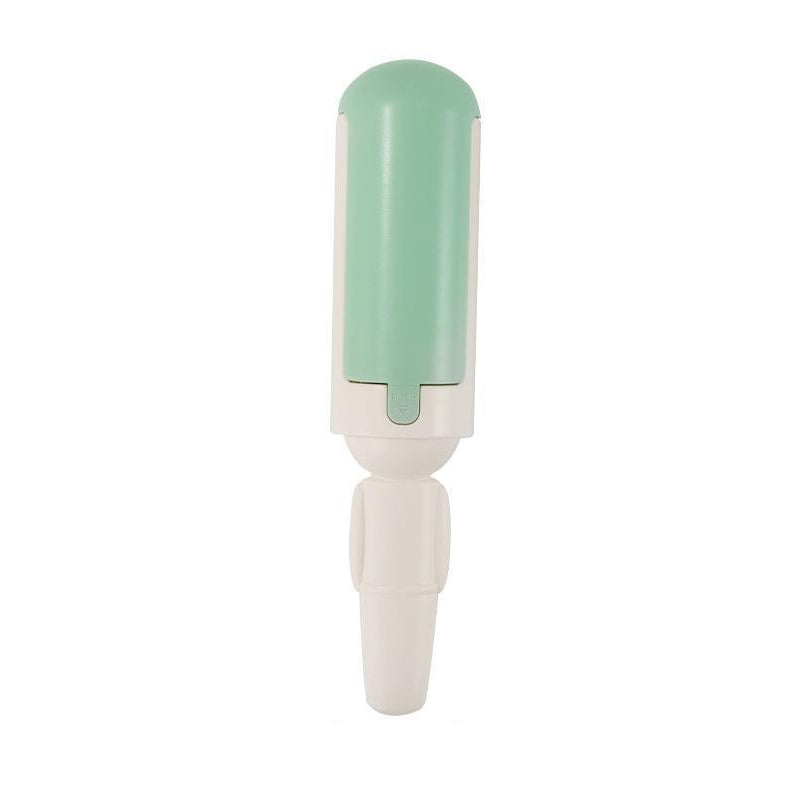 Green reusable pet hair lint roller