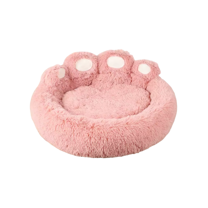 Fluffy Paws Dog Bed | Cozy Sleeper Sofa | Bear Paw Design | Supportive Filling | Non-Slip Base