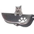 Cat window perch in light grey