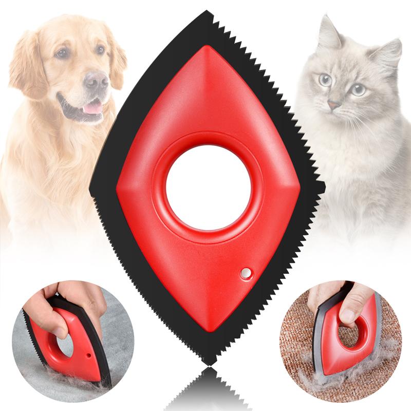 Rubber pet hair remover