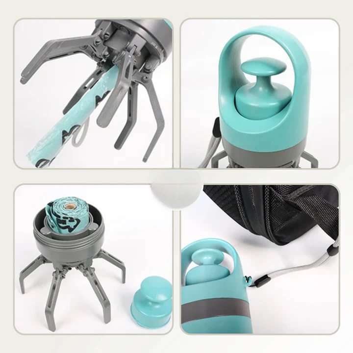 One-hand operation of scooper