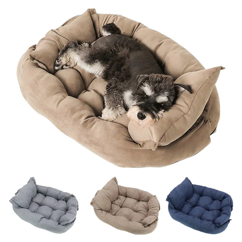 Convertible pet bed detail
