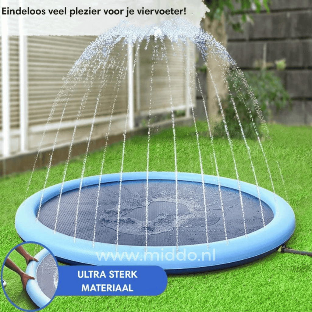 Splash pad sprinkler mat detail