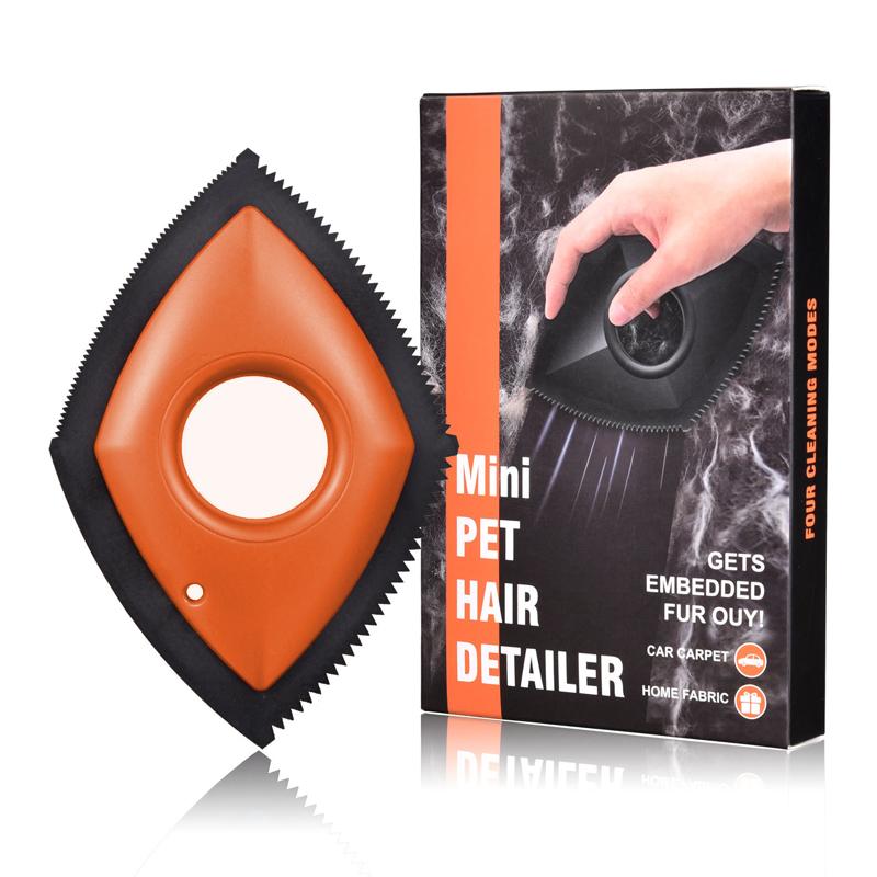 Orange pet hair remover