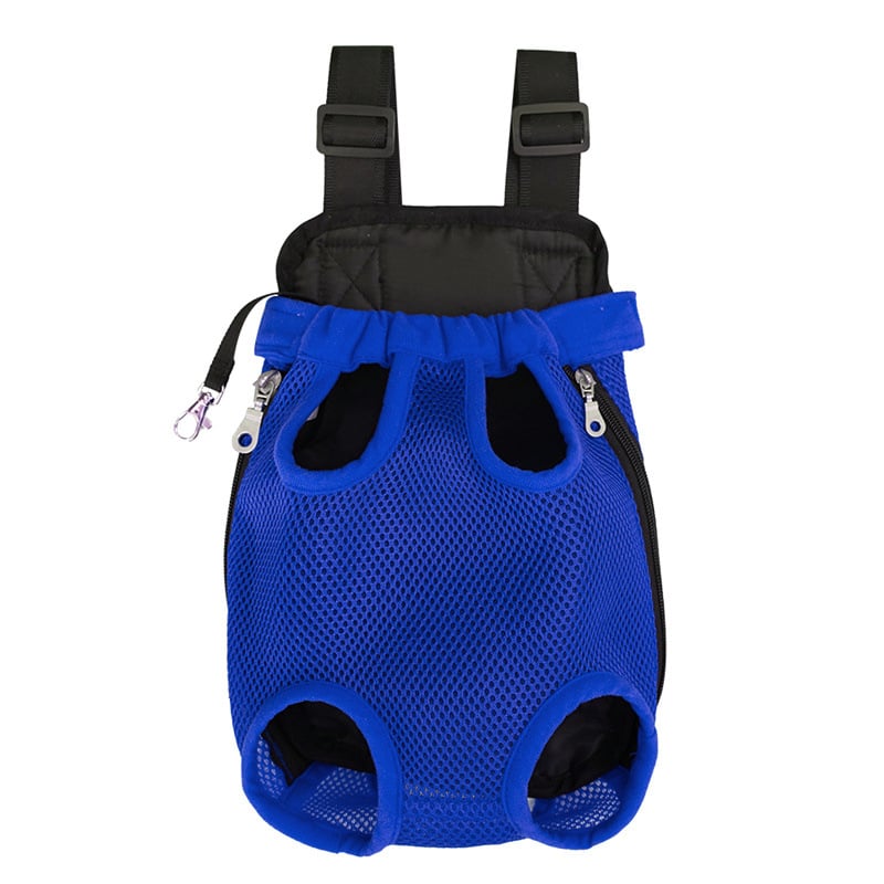 Blue pet carrier backpack