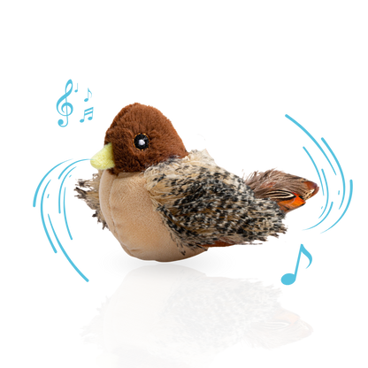 Interactive Cat Toy | Moving & Chirping Toy | USB Rechargeable | Stimulates Exercise & Natural Hunting Instinct
