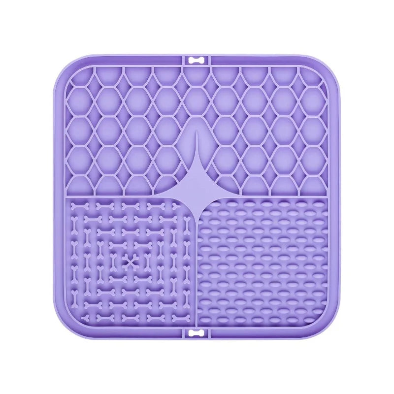 Purple lick mat