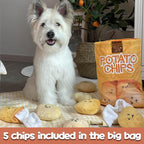 Small plush chips included in the bag