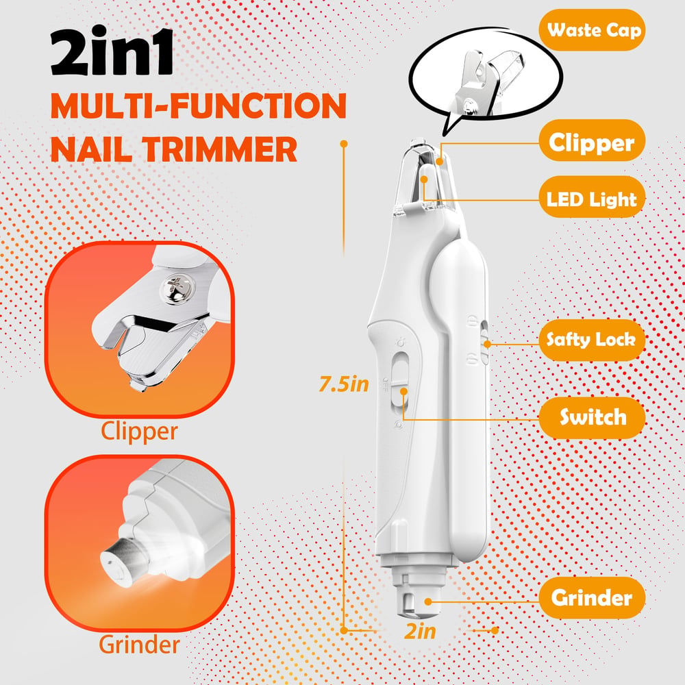 Nail grinder head close-up