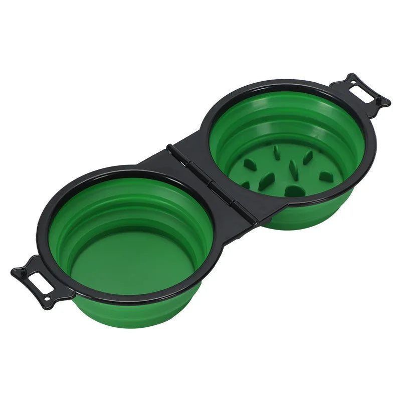 Collapsible bowl side view
