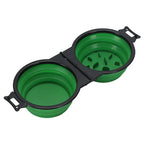 Collapsible bowl side view
