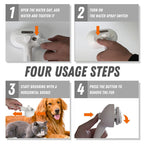 How to use the spray cat brush