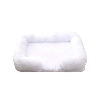 Dog Plush Bed | Calming Comfort | Non-Slip Base | Removable Cover | Soft & Durable Pet Cushion