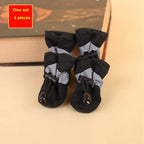 Black dog boots