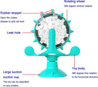 Treat wheel parts: wheel, stopper and suction cup