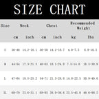 Harness size chart