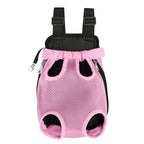 Pink pet carrier backpack