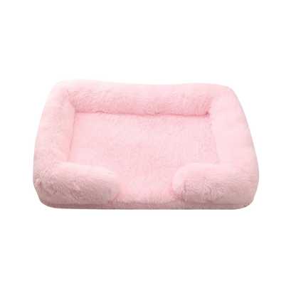 Dog Plush Bed | Calming Comfort | Non-Slip Base | Removable Cover | Soft & Durable Pet Cushion