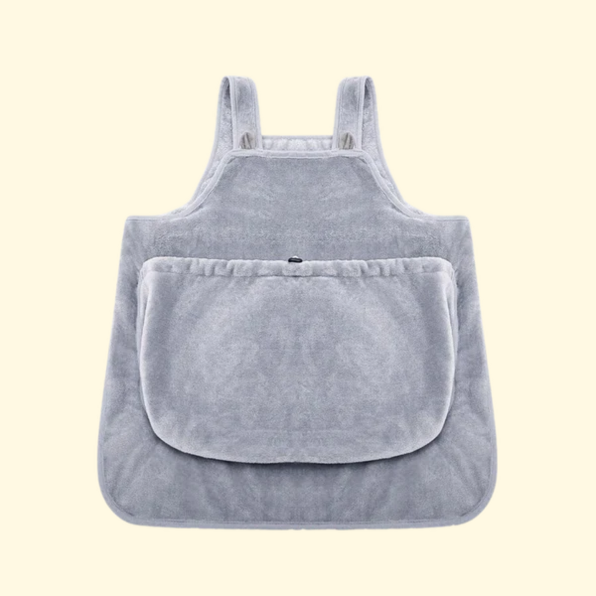 Cat grooming apron in use