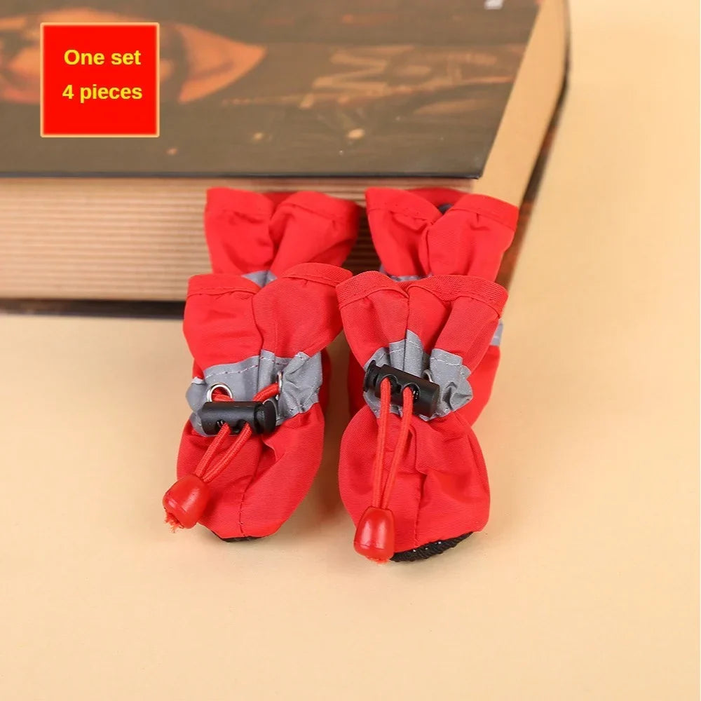 Red dog boots