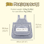 Classic cat grooming apron