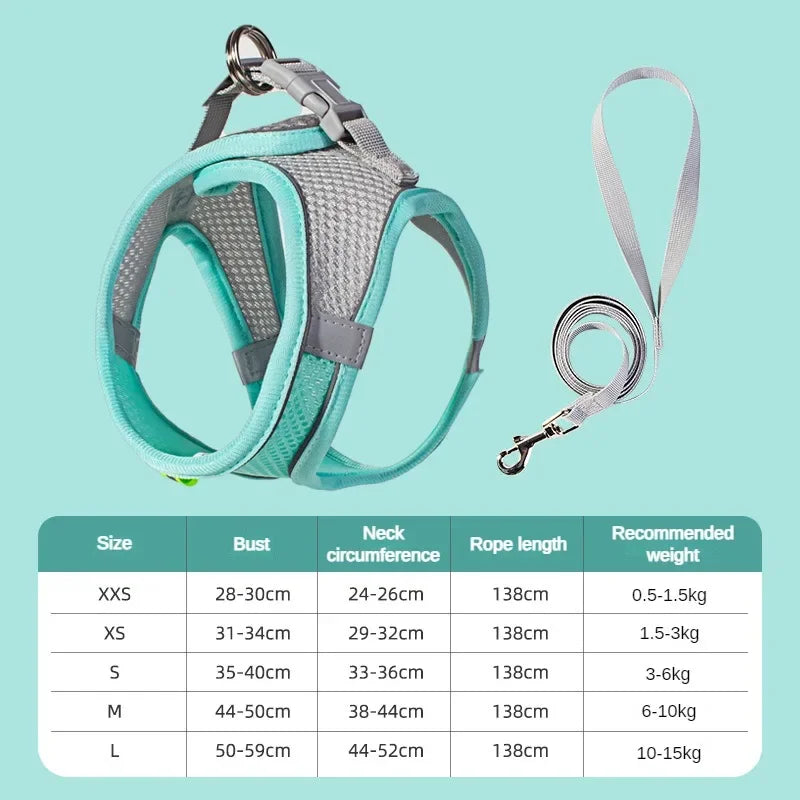 Mesh harness colour option