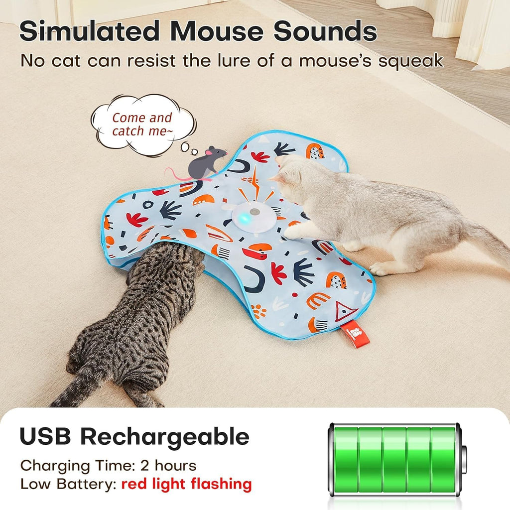 Simulated mouse sounds and USB charging