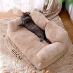 Cat resting in the sofa bed