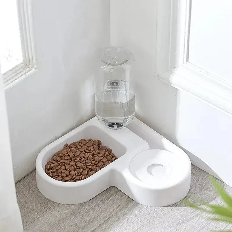 2-in-1 pet food and water bowl